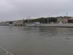 MACON, the new floating pontoon  just upstreams of the Pont St Laurent